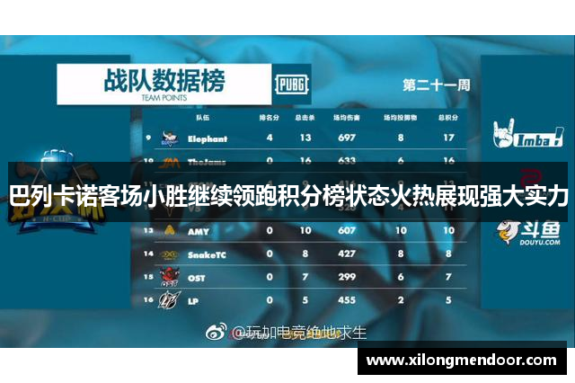 巴列卡诺客场小胜继续领跑积分榜状态火热展现强大实力